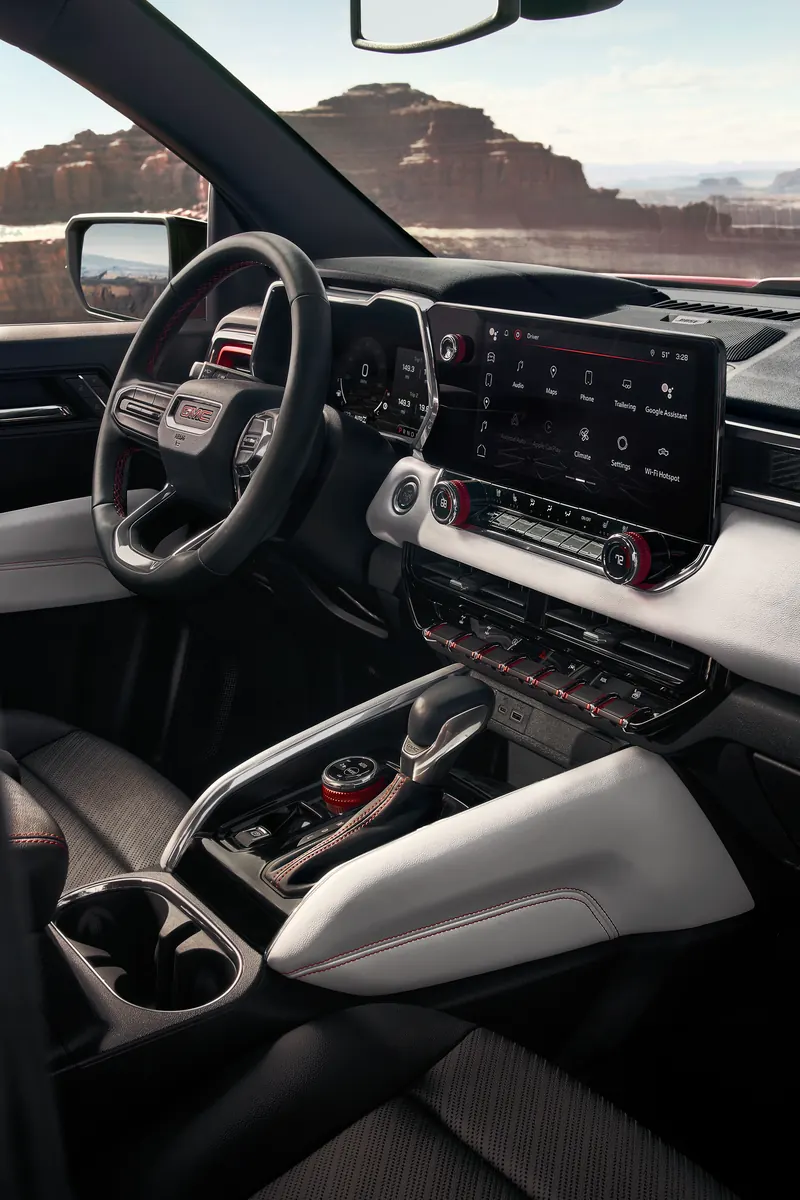 2026 GMC Canyon infotainment system at Eaton GMC in Houston MS